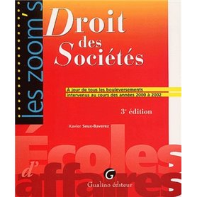 droit des sociétés - 3ème édition