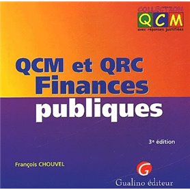 qcm et qrc. finances publiques - 3ème édition