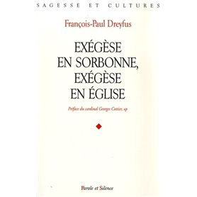 Exegese en sorbonne exegese en eglise