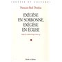 Exegese en sorbonne exegese en eglise