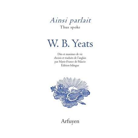 Ainsi parlait W.B. Yeats