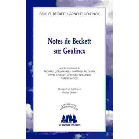 Notes de Beckett sur Geulincx