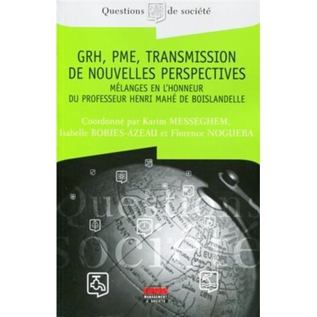 GRH, PME, transmission de nouvelles perspectives