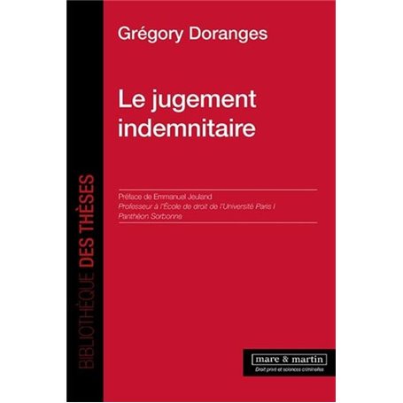 Le jugement indemnitaire