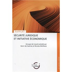 Sécurité juridique et initiative économique