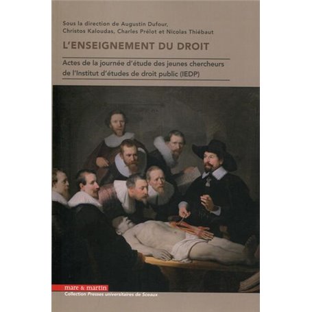 L'enseignement du droit