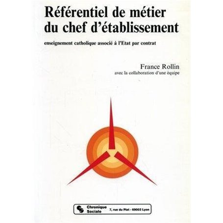 REFERENTIEL DE METIER DU CHEF D'ETABLISSEMENT