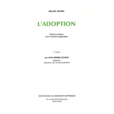 la réforme de l'adoption - 3ème édition