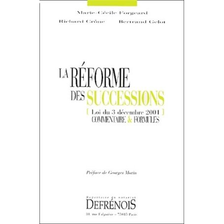 LA RÉFORME DES SUCCESSIONS