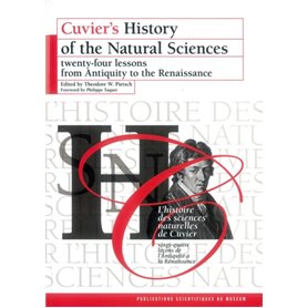 CUVIER'S HISTORY OF THE NATURAL SCIENCES 24 LESSONS