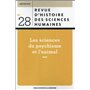 Les sciences du psychisme et l'animal janvier 2016 n 28