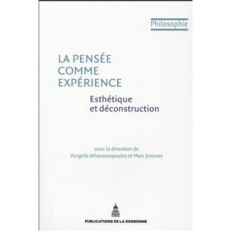 La pensée comme expérience