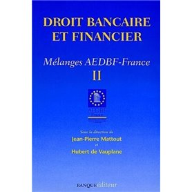 Droit bancaire et financier