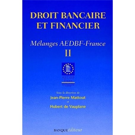 Droit bancaire et financier