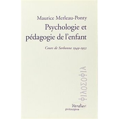 Psychologie et pédagogie de l'enfant