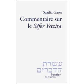 Commentaire sur le Séfer Yetzira