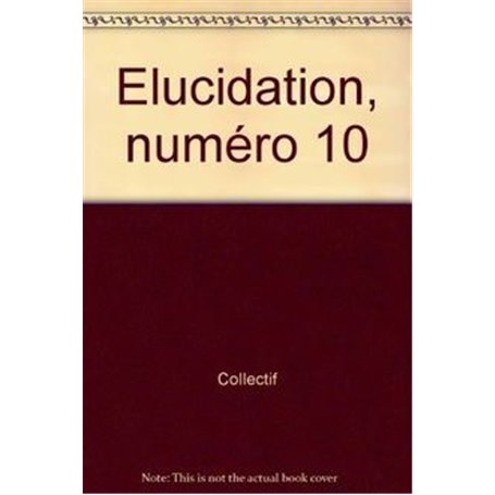 Élucidation  n°10