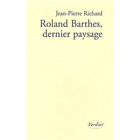 Roland Barthes dernier paysage