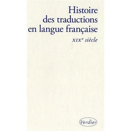 Histoire des traductions en langue française