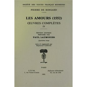 Tome IV - Les Amours (1552)