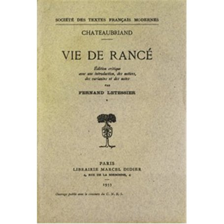 Vie de Rancé