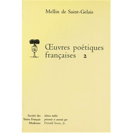 oeuvres poétiques françaises - Tome II