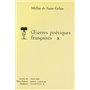 oeuvres poétiques françaises - Tome II