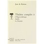 Théâtre complet - Tome V: L'Hypocondriaque. Amélie. La Doristée