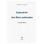 Calendrier des fêtes nationales