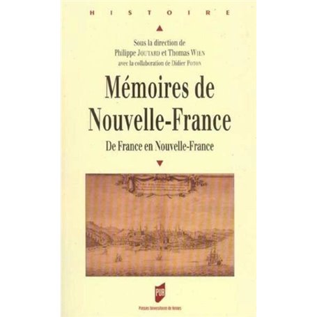 MEMOIRES DE NOUVELLE FRANCE