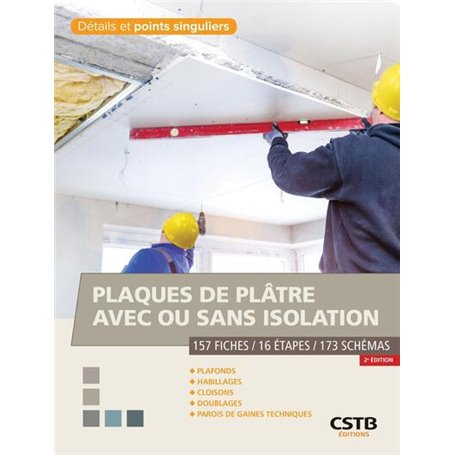 Plaques de plâtre avec ou sans isolation