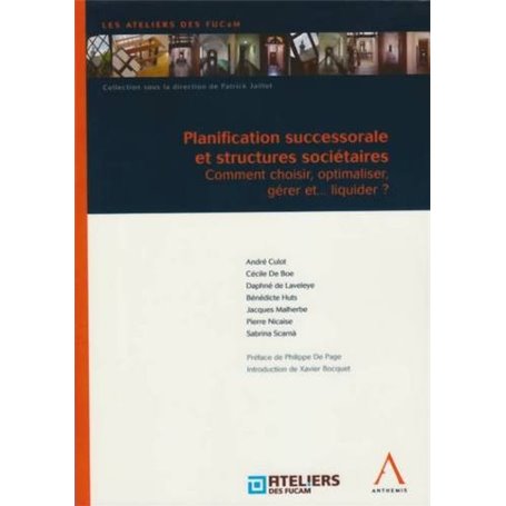 planification successorale et structures sociétaires