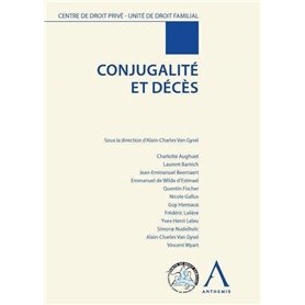 CONJUGALITÉ ET DÉCÈS