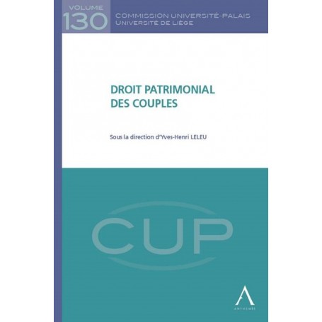 DROIT PATRIMONIAL DES COUPLES