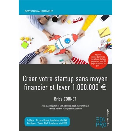 Créer votre startup sans moyen financier et lever 1 000 000 