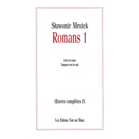 OEUVRES COMPLETES VOL 9 ROMANS