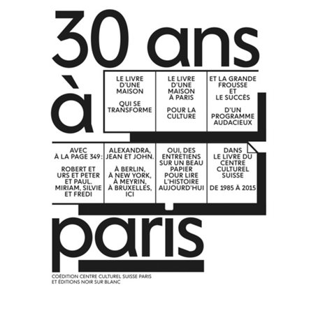 30 ANS A PARIS