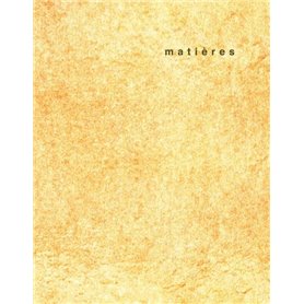 Matières, N°11