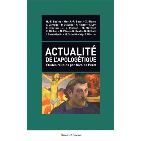 l actualite de l'apologetique