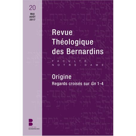 Revue theologique des bernardins 20