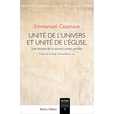 Unite de l univers et unite de l eglise une lecture de la su