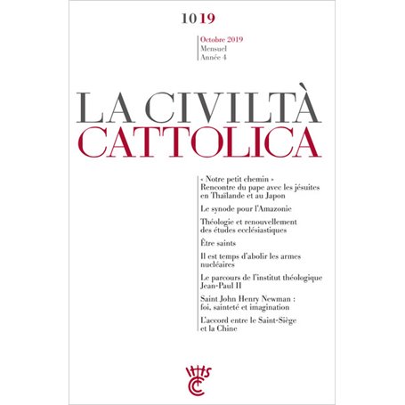 CIVILTA CATTOLICA - OCTOBRE 2019