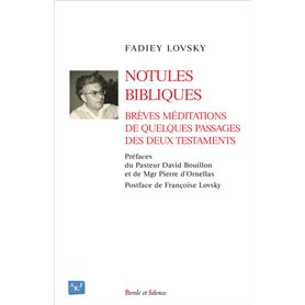 NOTULES BIBLIQUES