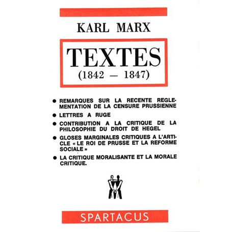 Textes (1842-1847)