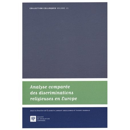 ANALYSE COMPARÉE DES DISCRIMINATIONS RELIGIEUSES EN EUROPE