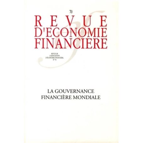 La gouvernance financière mondiale