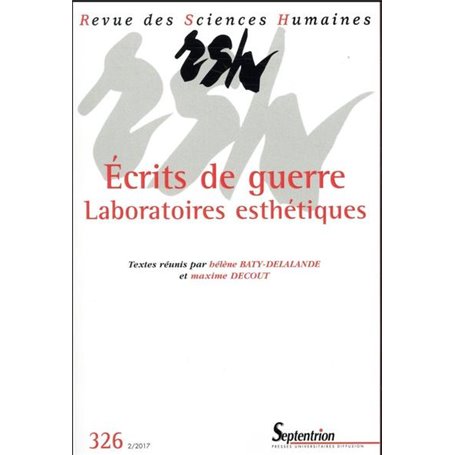 Ecrits de guerre - Laboratoires esthétiques