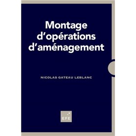 MONTAGE D'OPÉRATIONS D'AMÉNAGEMENT - 3ÈME ÉDITION