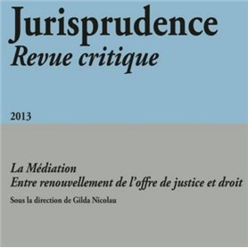 JURISPRUDENCE - REVUE CRITIQUE 2013