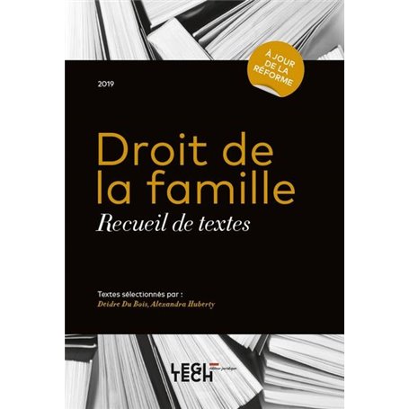 DROIT DE LA FAMILLE (DROIT LUXEMBOURGEOIS)